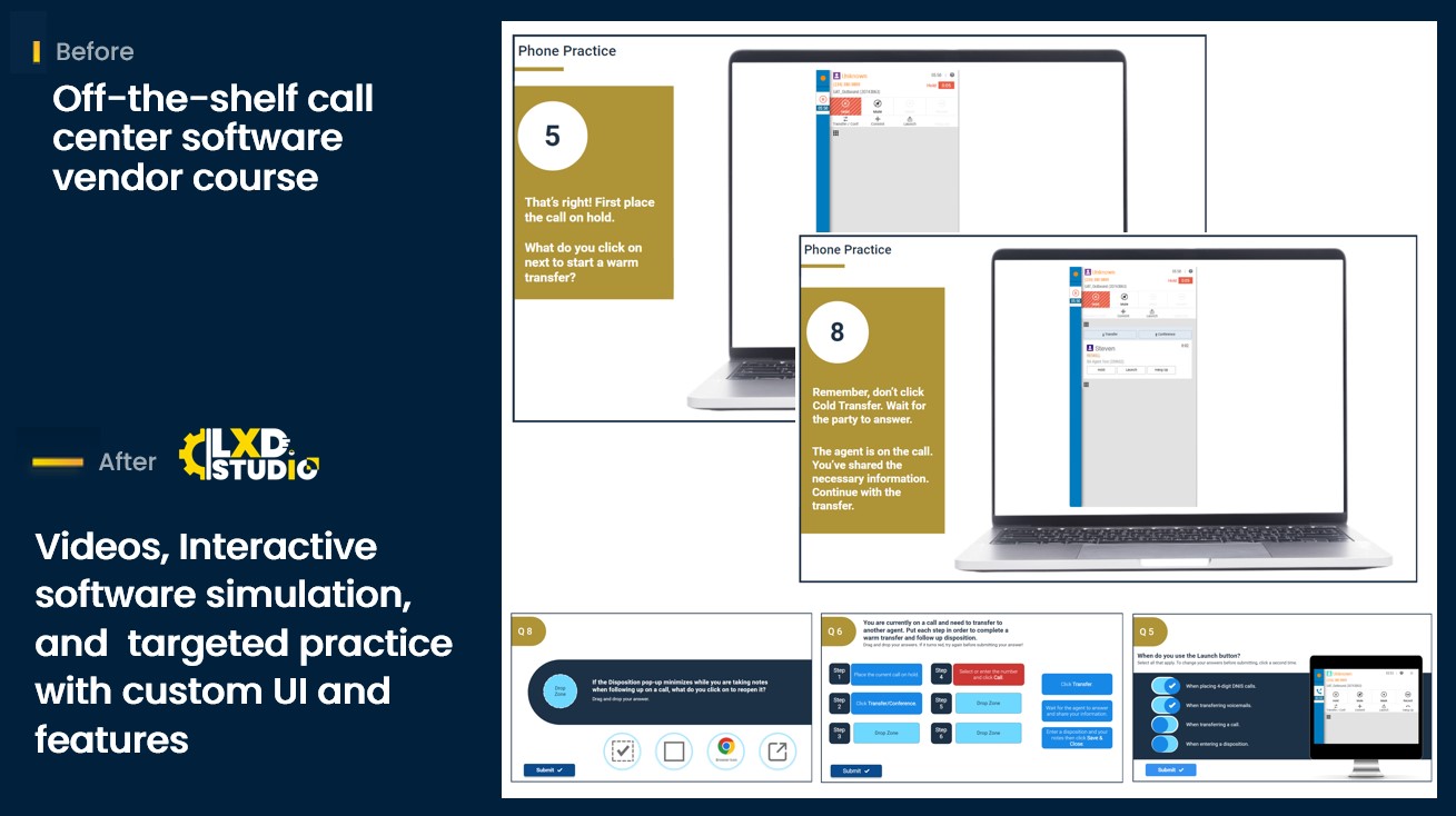 LXD-Studio-software-simulation-elearning-development-call-center-telephoning